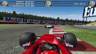 F1 2002 Gameplay Spa Francorchamps M. Schumachers F2002