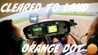 FISK VFR ARRIVAL  DIAMOND DA 40 LANDING RUNWAY 27 AIRVENTURE   OSHKOSH 2021 PART 2