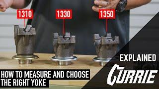 CHOOSING YOUR FORD 9 INCH YOKE - 1310 - 1330 - 1350  EXPLAINED