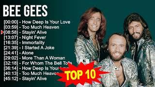 B e e G e e s Greatest Hits ️ 70s 80s 90s Golden Music ️ Best Songs Of All Time