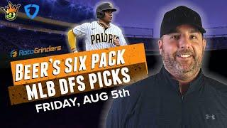 DRAFTKINGS & FANDUEL MLB PICKS TODAY 8-5-22 DFS 6 PACK