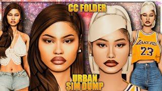 URBAN SIM DUMP 107  - CC & SIM DOWNLOAD  Sims 4 CAS