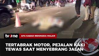 Tragis Pejalan Kaki Tewas Tertabrak Motor di Tebet  AKIM tvOne