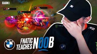 Selfmade coaches noob how to get out of Gold  Fnatic Teaches Noob S2E5 - Presented by BMW