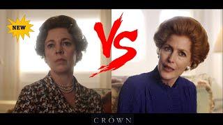 The War Between the Queen and Mrs. Thatcher in The Crown new version.