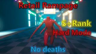 Retail Rampage  Hard Mode S+Rank No Deaths  Fan-game