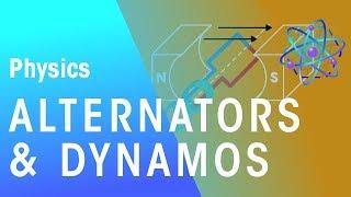 Alternators and Dynamos  Magnetism  Physics  FuseSchool
