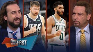 Mavs take Game 1 T-Wolves performance concerning & Celtics-Pacers Game 2  NBA  FIRST THINGS FIRST