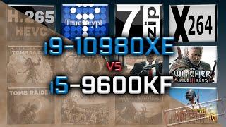 Intel i9 10980XE vs Intel i5 9600KF Benchmarks  Test Review  Gaming  15 Tests