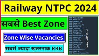 NTPC Zone Wise Vacancy  RRB NTPC Best Zone  NTPC Best Zone  RRB NTPC Vacancy 2024