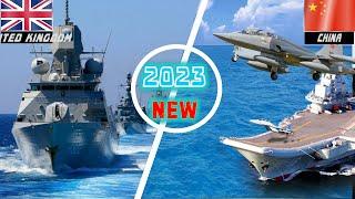 UK vs China NAVAL POWER Comparison. FLEET STRENGTH Military Power Comparison 2023