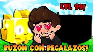 BUZON CON HUGES MUY POTENTES Y A NIVEL MAXIMO EN PET SIMULATOR 99 DE ROBLOX