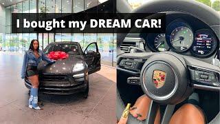 I BOUGHT MY DREAM CAR AT 30  2022 PORSCHE MACAN S  NEW CAR TOUR  ASHA EVERYTHING