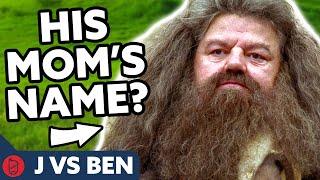 J vs Ben The BIGGEST Hagrid Harry Potter Trivia Quiz EVER