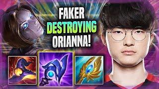 FAKER DESTROYING WITH ORIANNA - T1 Faker Plays Orianna MID vs Vex  Season 2022