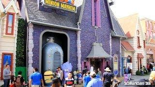 HD Tour of  Despicable Me Land & Ride Area - Universal Studios Hollywood