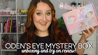 ODENS EYE *MYSTERY BOX* HAUL & FIRST IMPRESSION Unbox Surprise Bundle Swatch And Try On Eyeshadow