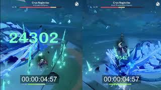 Xiao Normal Plunge Attack Vs Plunge Cancel I Genshin impact I Speed Test