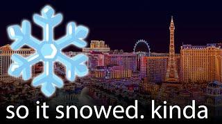 It Snowed in Vegas and No One Was Impressed