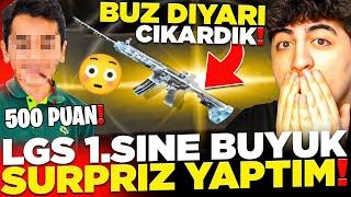 TÜRKİYE LGS 1.SİNE SÜRPRİZ BUZ DİYARI ÇIKARTIP HESABINI FULLEDİK  PUBG Mobile