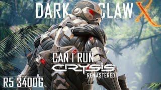 Can I Run Crysis Remastered on 3400G  15 Minutes Gameplay  No Commentary
