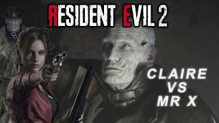 Resident Evil 2 Remake Grenade launcher Vs MR X Gameplay PS4 PRO