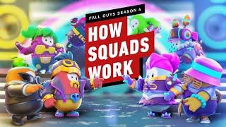 Fall Guys Season 4 How Squads Mode Works