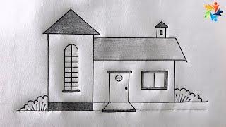 Beautiful Tinny House DrawingSimple Art