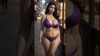 Violet is unique to flaunt Ai Art Lookbook Indian Ai Model Relaxing music