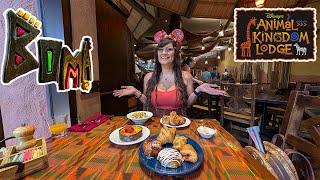 Boma Breakfast  Disney World Animal Kingdom Lodge food review 2024