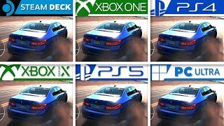 Need for Speed Payback  Steam Deck vs Xbox One vs PS4 vs Xbox Series X vs PS5 vs PC Ultra  4K