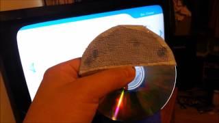 Nintendo Wii homemade laser lens cleaning disc