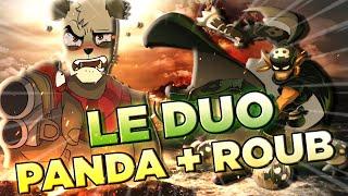 Le duo LEGENDAIRE de dofus en ACTION  PANDA + ROUBLARD en koli 2vs2