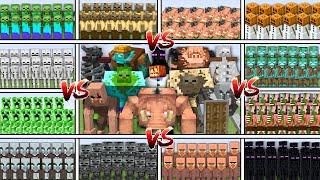 Ultimate MUTANT MOBS vs ALL MOBS in Minecraft Mob Battle