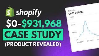 Case Study $0-$931968 Shopify Dropshipping Product Revealed