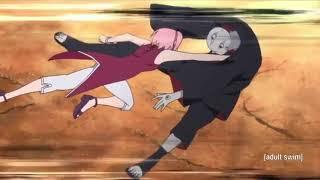 Sakura knocks out Shin