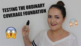 AMAZING CHEAP FOUNDATION? The Ordinary Coverage Foundation First Impression  Live Love Vicky