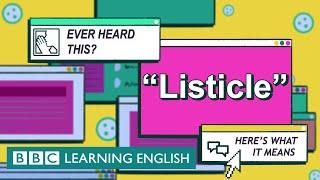 What does listicle mean? - The English We Speak