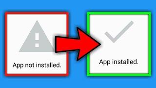 App not installed fix 2024