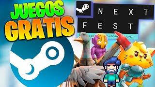 Los 20 MEJORES JUEGOS GRATIS de la STEAM NEXT FEST JUNIO 2024