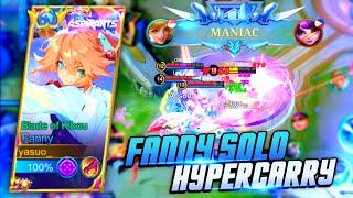 FANNY SOLO HYPER CARRY  RANKED GAMEPLAY  MLBB