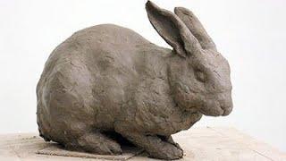 Clay modelling rabbit  how to make rabbit out of clay  Rabbit Ko Mitti Se Keise Banae .