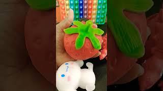 satisfying strawberry  squishy toy #viral #squishy #satisfying #trendingshorts