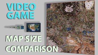 Video Game Maps Size Comparison