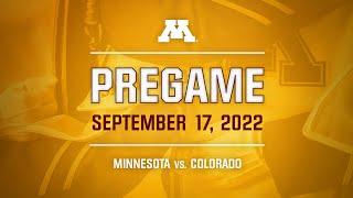 Pregame - 91722 Minnesota vs. Colorado