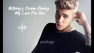 Nothings Gonna Change My Love For You - Justin Bieber Cover AI 1 hour