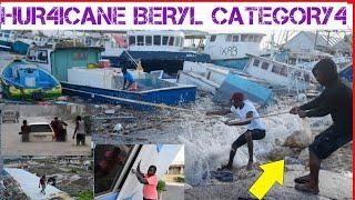 Hurricane Beryl Destroys Jamaica Houses With Life Thre@tning Winds  Shaneil Muir Lawsuit For EX?