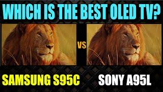 Sony A95L vs Samsung S95C  Sony A95L Review  Samsung S95C TV Review  Samsung S95C Price