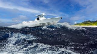 Rough Ocean Crossing Towards Cuba Fishing for Wahoo Mahi & Snapper