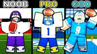 NOOB vs PRO vs GOD WR in Football Fusion 2